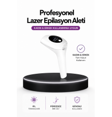 IPL Teknolojili Erkek Ve Kadın Kullanımına Uygun Lazer Epilasyon Cihaz