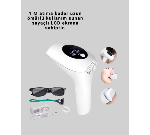 IPL Lazer Epilasyon Aleti 5 Kademeli Güç Ayarlı