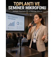 Çift Mikrofon Seti Profesyonel Ses Performansı