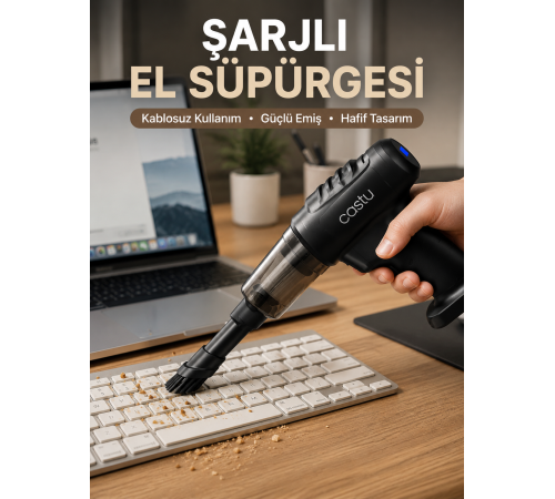 2'si 1 Arada Şarjlı Temizlik Cihazı Çok Amaçlı