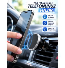 Havalandırma Izgarası İçin Manyetik Araç Telefon Tutucu