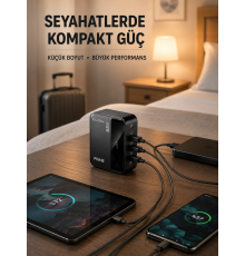 Akıllı Güç Dağılımlı 4 Girişli Şarj İstasyonu