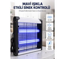 Enerji Tasarruflu Elektrikli Sinek Öldürücü Güvenli ve Etkili Koruma