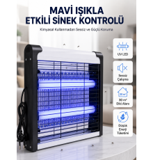 Enerji Tasarruflu Elektrikli Sinek Öldürücü Güvenli ve Etkili Koruma