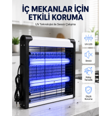 30 m² Etki Alanlı Mavi Işıklı Sinek Öldürücü Cihaz