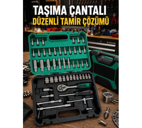 53 Parça Çok Amaçlı Lokma Anahtar Seti