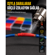 560 Makaron Seti Elektrik ve Elektronik Kablo İzolasyon Tamir Seti