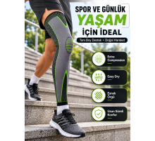 Uzun Kompresyon Diz Destekliği Spor ve Günlük Kullanım İçin Güçlü Destek