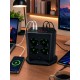 Akım Korumalı 8'li Dikey Priz 4 USB 2 Type-C Hızlı Şarj Destekli Çoklu Priz