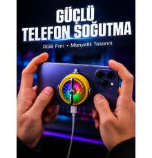 Mobil lar İçin RGB Işıklı Telefon Soğutucu