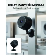 Mini Wi-Fi Güvenlik Kamerası A9 HD Görüntü Hareket Algılama ve Uzaktan Canlı İzleme