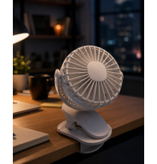 Çalışma Masası ve Yatak Başlığı İçin Klipsli Mini Fan