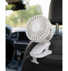 360 Derece Dönebilen Mandallı Şarjlı Mini Masa Fanı (Kopya)