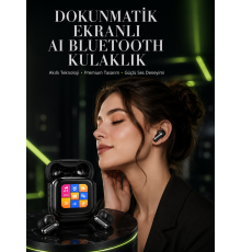 Yeni Nesil Dokunmatik Ekranlı AI Kablosuz Kulaklık