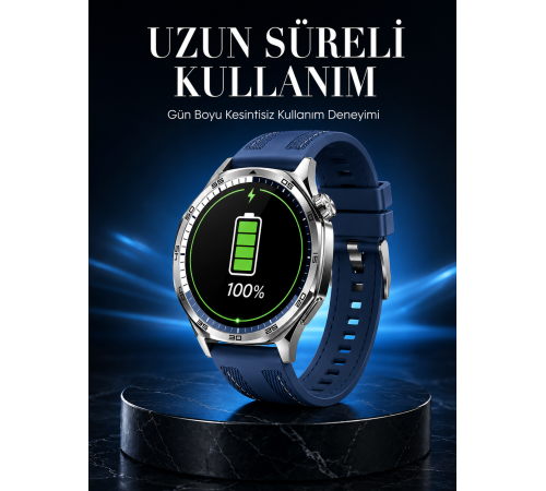 3 Değiştirilebilir Kordonlu Suya Dayanıklı Bluetooth Akıllı Saat