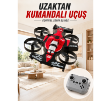 4 Pervaneli RC Drone Uzaktan Kumandalı 360 Derece Dönüşlü Akrobatik Uçan Oyuncak