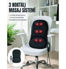 Titreşimli Masaj Koltuk Minderi Kademe Şiddet Ayarlı Isıtma Fonksiyonlu Masaj Pedi