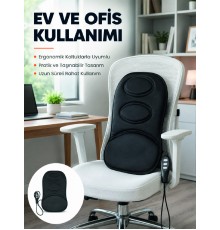 Ev ve Araç İçin Masaj Minderi Modlu Isıtmalı Titreşimli Koltuk Masaj Pedi