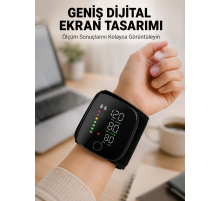 Evde Günlük Kullanıma Uygun Şarjlı Bilekten Tansiyon Ölçüm Cihazı