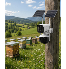 Güneş Enerjili Çiftlik Kamerası 9MP 4G SIM Kartlı Solar Güvenlik Kamerası