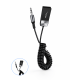 USB Bluetooth AUX Ses Adaptörü Kablosuz Müzik Aktarım Cihazı