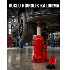 Dayanıklı Çelik Gövdeye Sahip Kompakt Hidrolik Kriko
