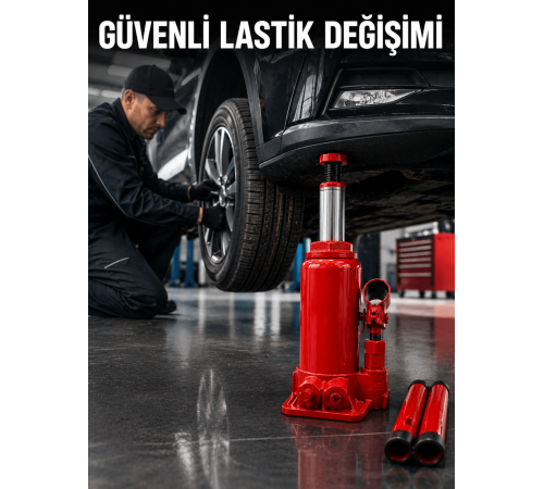 Kolay Pompalama Mekanizmalı Pratik Şişe Kriko