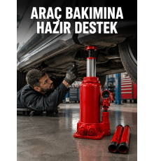 2 Ton Hidrolik Kaldırma Gücü ile Güvenli Araç Desteği