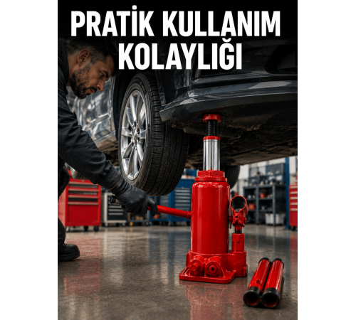 Sağlam Taban Yapılı Güvenilir Hidrolik Şişe Kriko