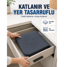 Mutfak İçin Su Emici Kurutma Matı Bardak, Tabak ve Kase Kurutma Matı