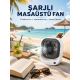 Şarjlı Masaüstü Fan 3 Kademeli Hız Ayarlı Güçlü Hava Akışı