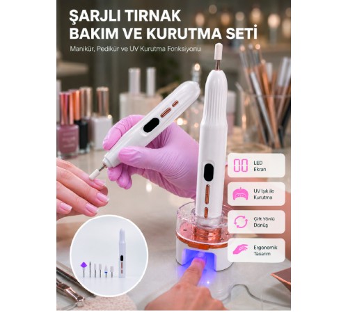 TIRNAK BAKİM SETİ KURUTMA ÖZELLİKLİ