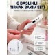 Kurutma Özellikli Manikür Pedikür Cihazı Şarj Edilebilir