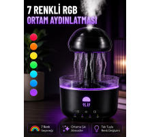Dekoratif Denizanası Efektli Hava Nemlendirici RGB Gece Lambalı Ultrasonik Buhar Cihazı
