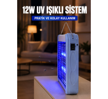 12W UV Böcek Öldürücü Lamba Elektrikli Sinek Sivrisinek Öldürücü Asılabilir