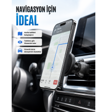 Manyetik Araç Telefon Tutucu Güçlü Mıknatıslı Havalandırma Aparatı