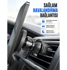 Araç Havalandırma Izgarası İçin Mıknatıslı Telefon Tutucu Stand