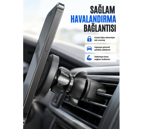 Araç Havalandırma Izgarası İçin Mıknatıslı Telefon Tutucu Stand