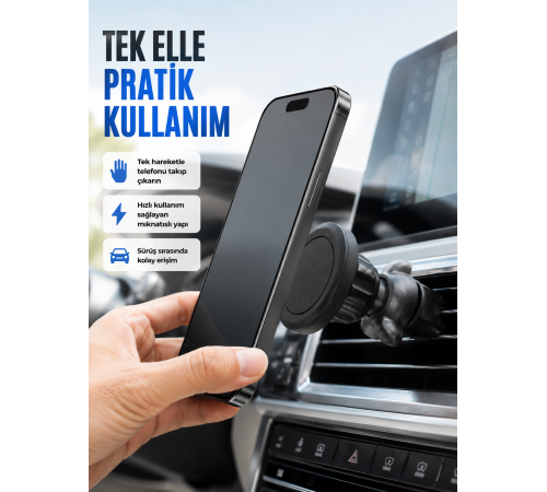 Güçlü Manyetik Araç İçi Telefon Tutucu Universal Telefon Standı