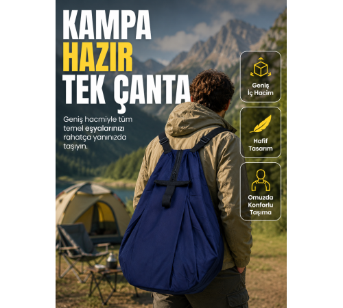 Okul İş Seyahat Kamp ve Günlük Kullanım İçin Çok Amaçlı Taşıma Çantası