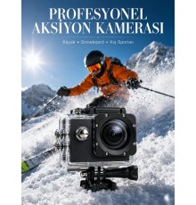 Ultra HD Video Çekimi İçin Profesyonel Aksiyon Kamerası