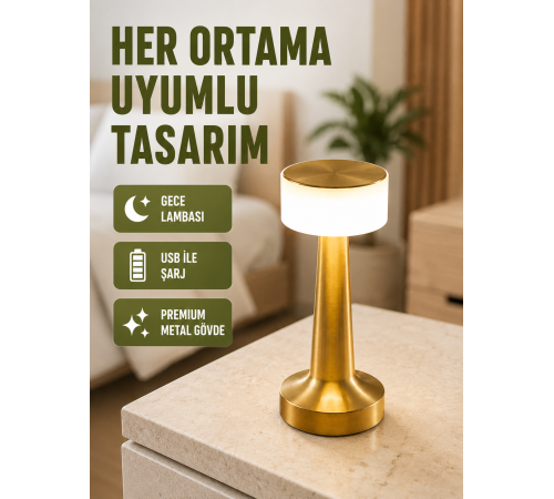 DEKORATİF MASA LAMBASI