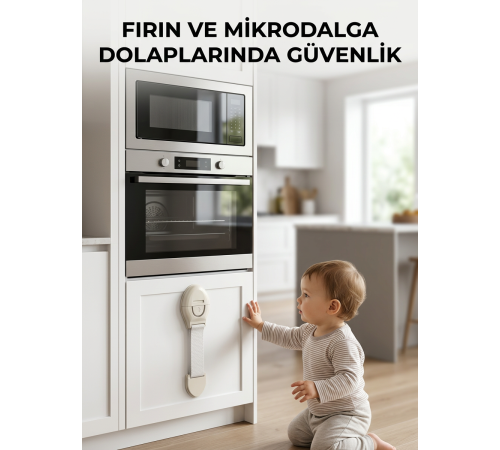 Bebek Güvenlik Dolap Kilidi Çok Amaçlı Çocuk Emniyet Kilit Sistemi