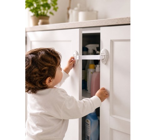 2 Adet Güçlü Yapışkanlı Çocuk Güvenlik Kilidi