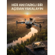 Ekranlı Kumandalı Çift Kameralı Drone ile Havadan Çekim