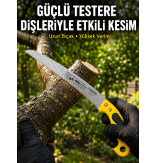 Bahçe Bıçkısı Keskin Çelik Diş Yapısıyla Pratik Kesim