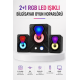 RGB LED Aydınlatmalı Bilgisayar Oyun Hoparlör Sistemi