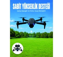 APP Kontrollü Mini Drone 4K HD Kamera, 360° Takla ve Katlanabilir Tasarım