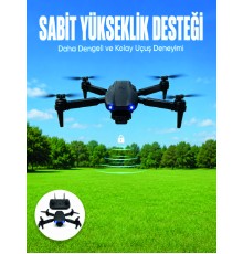 APP Kontrollü Mini Drone 4K HD Kamera, 360° Takla ve Katlanabilir Tasarım