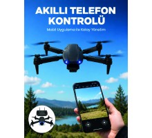 99 Pro Akıllı Kamera Drone Katlanabilir Gövde 4K HD Kamera ve APP Kontrolü